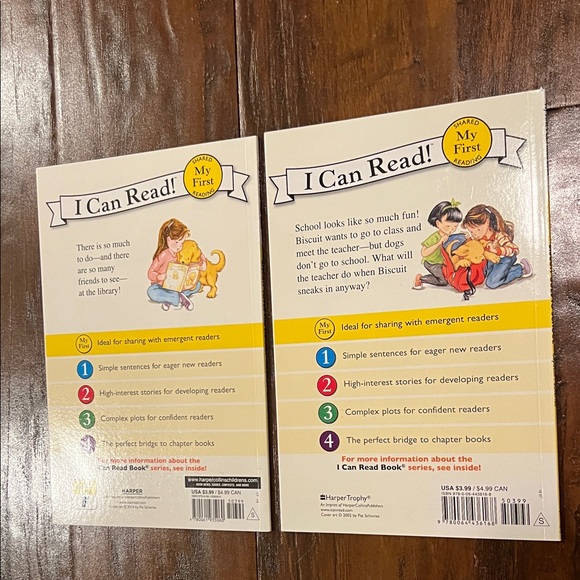 6 NWT I Can Read Biscuit My First Shared Reading Book Set for Beginner Readers - Picture 5 of 7